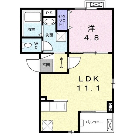 茨木市駅 徒歩9分 2階の物件間取画像